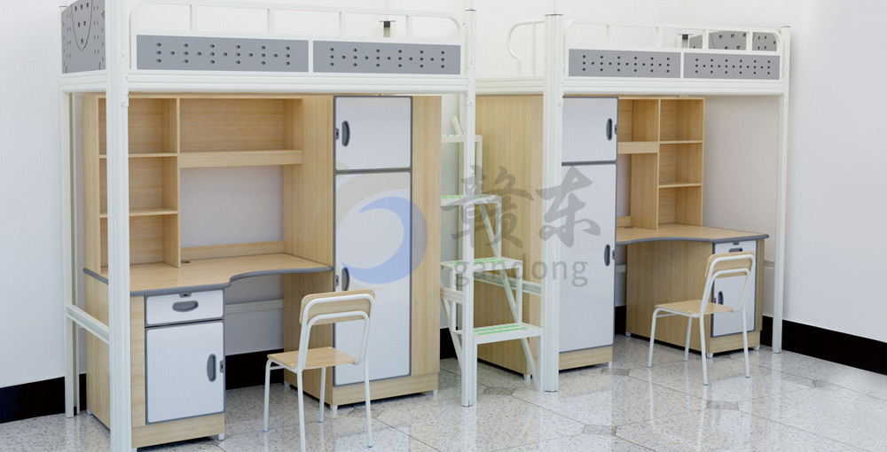 二人位多功能学生公寓床